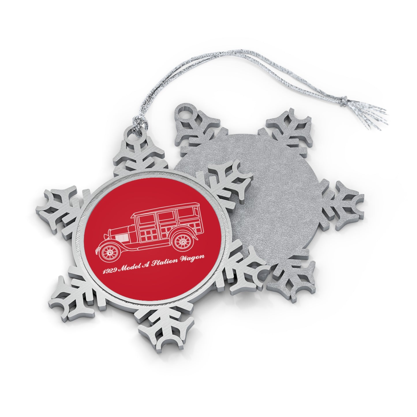1929 Station Wagon Snowflake Ornament