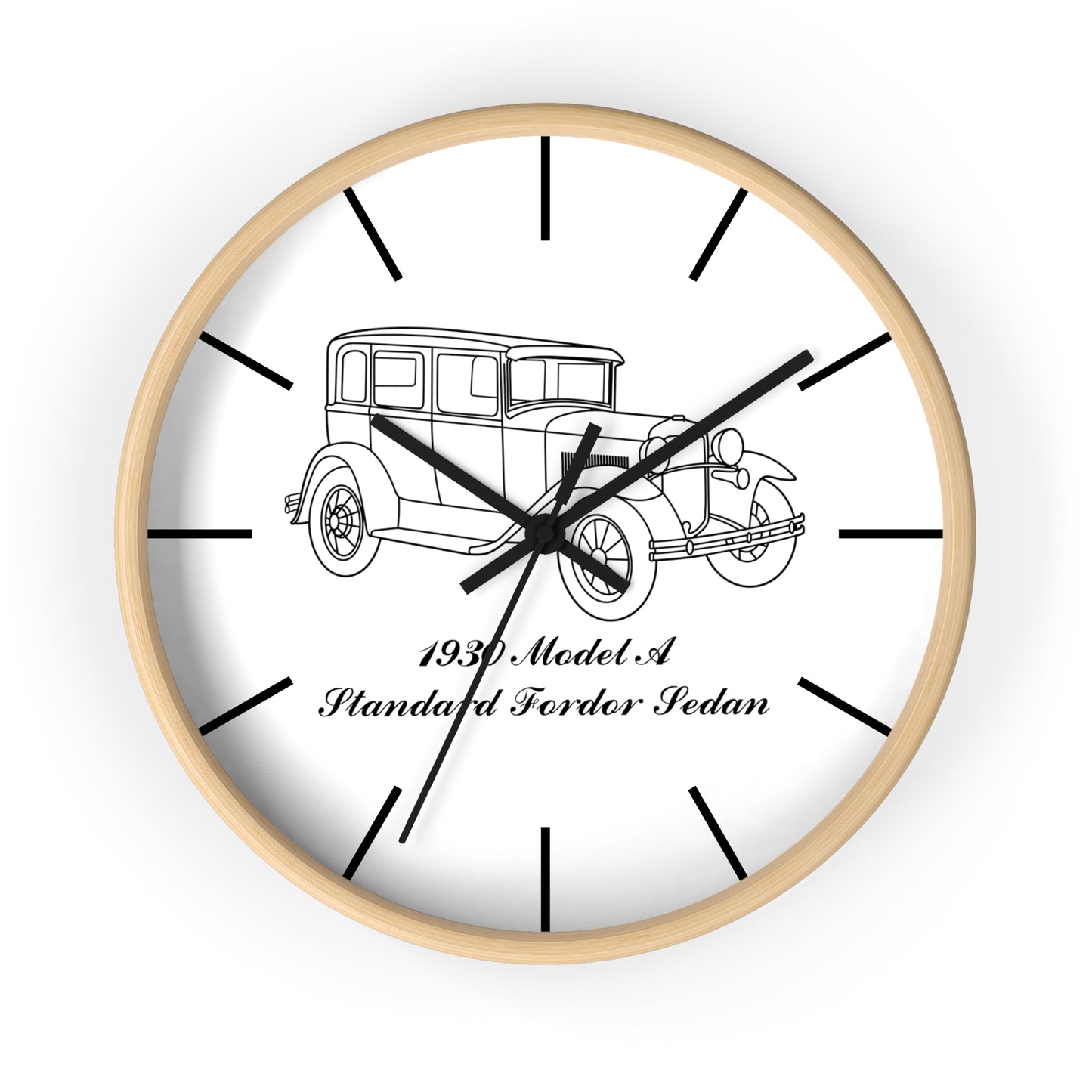 1930 Standard Fordor Sedan Wall Clock