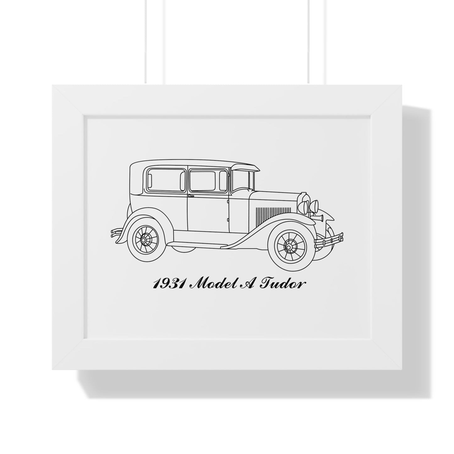 1931 Tudor Framed Drawing