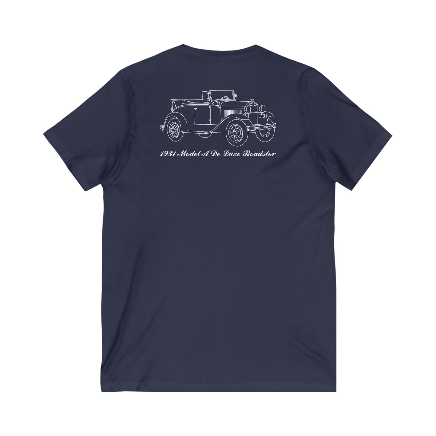 1931 De Luxe Roadster Women's V-Neck Shirt