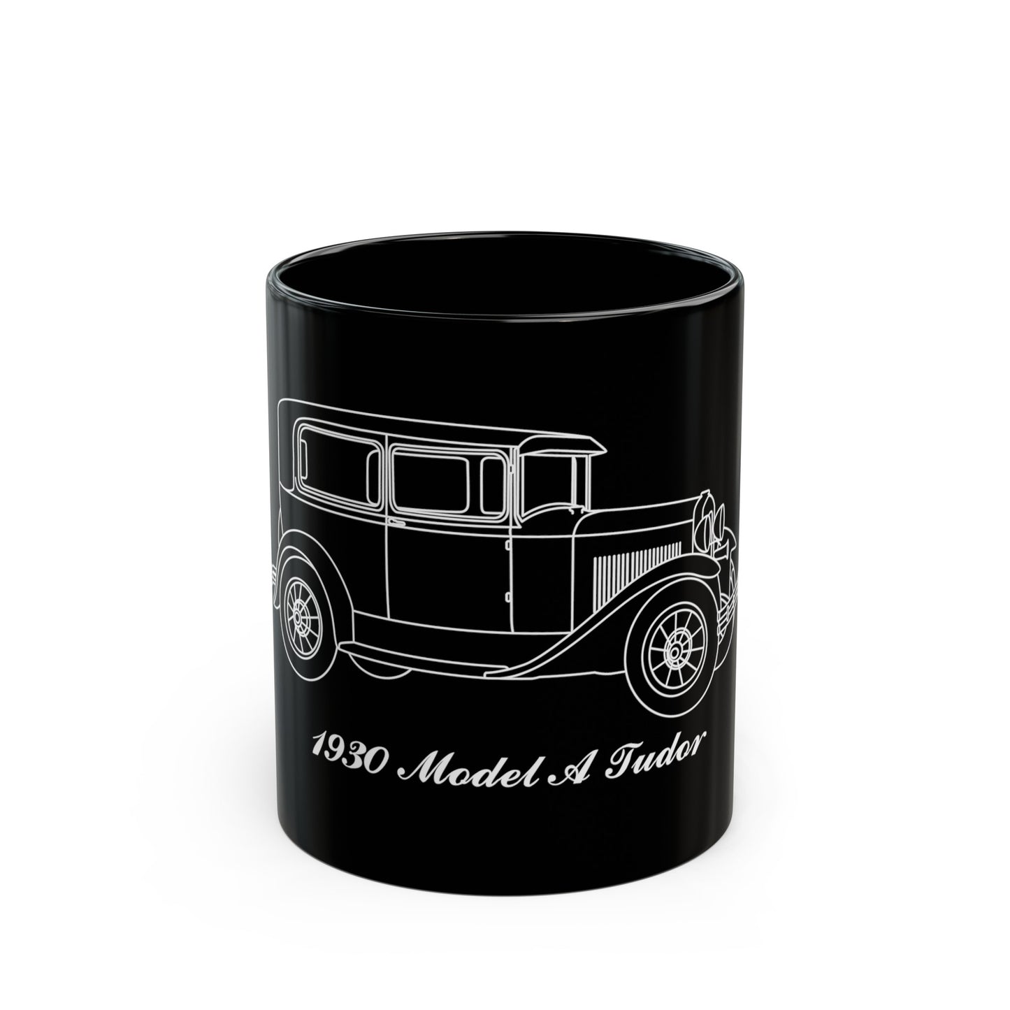 1930 Tudor Black Mug