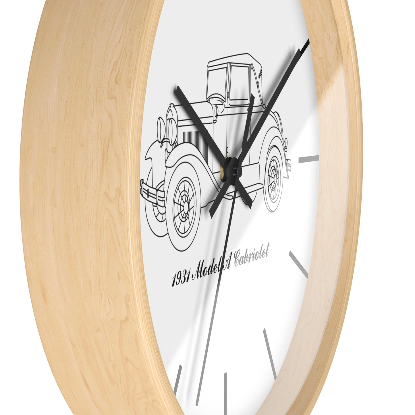 1931 Cabriolet Wall Clock