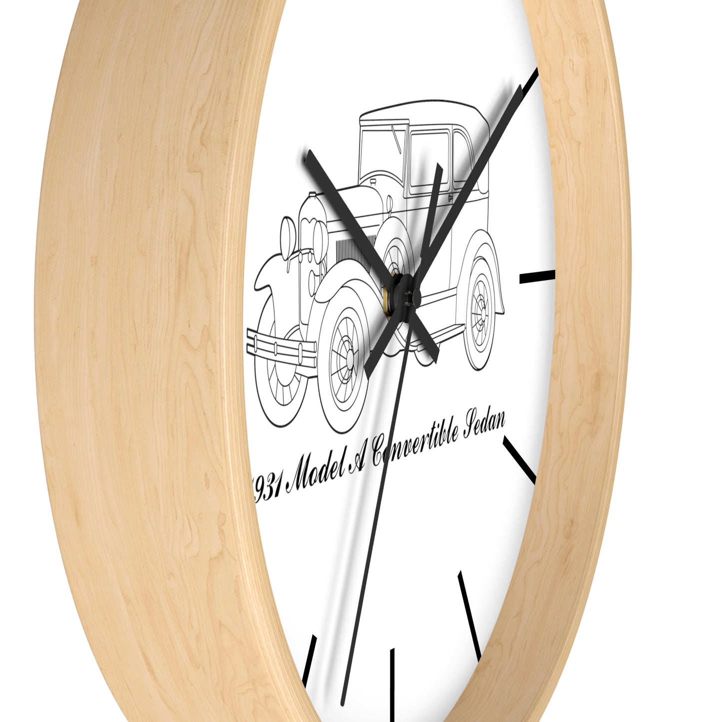 1931 Convertible Sedan Wall Clock