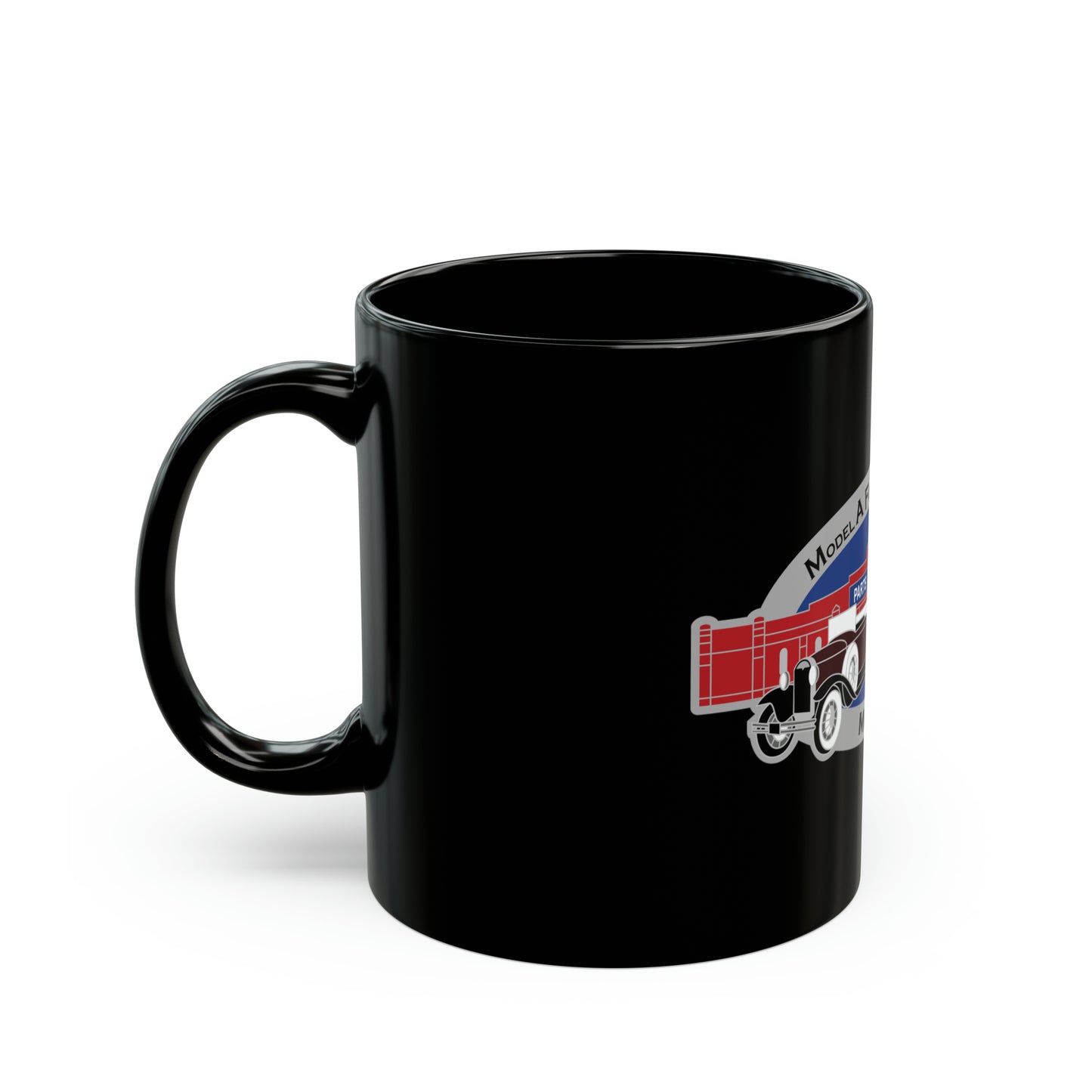 Model A Museum Black Mug