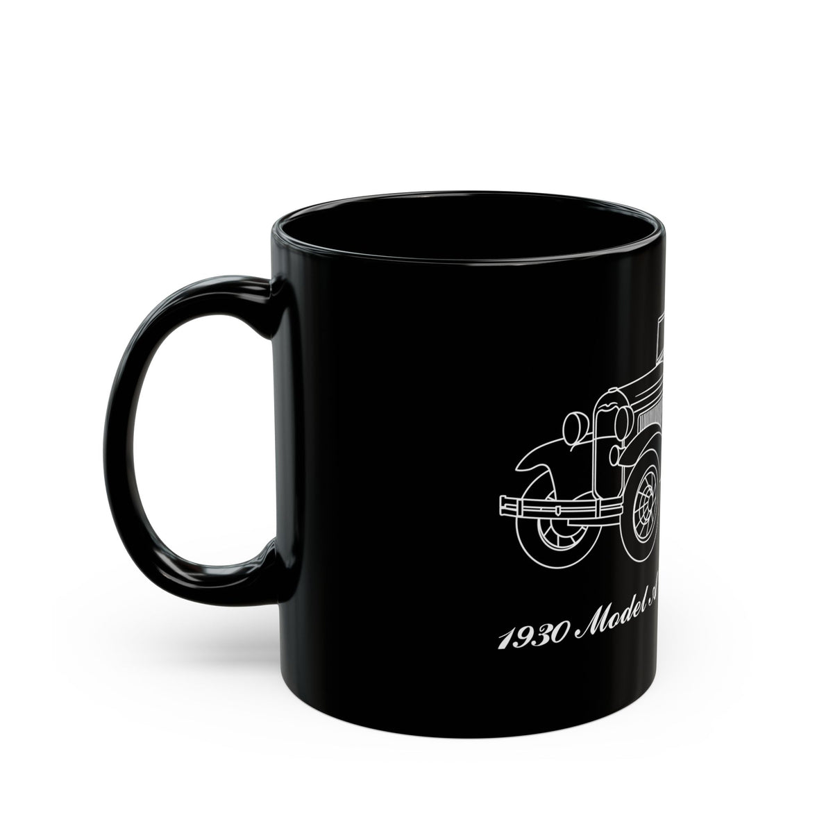 1930 De Luxe Phaeton Black Mug