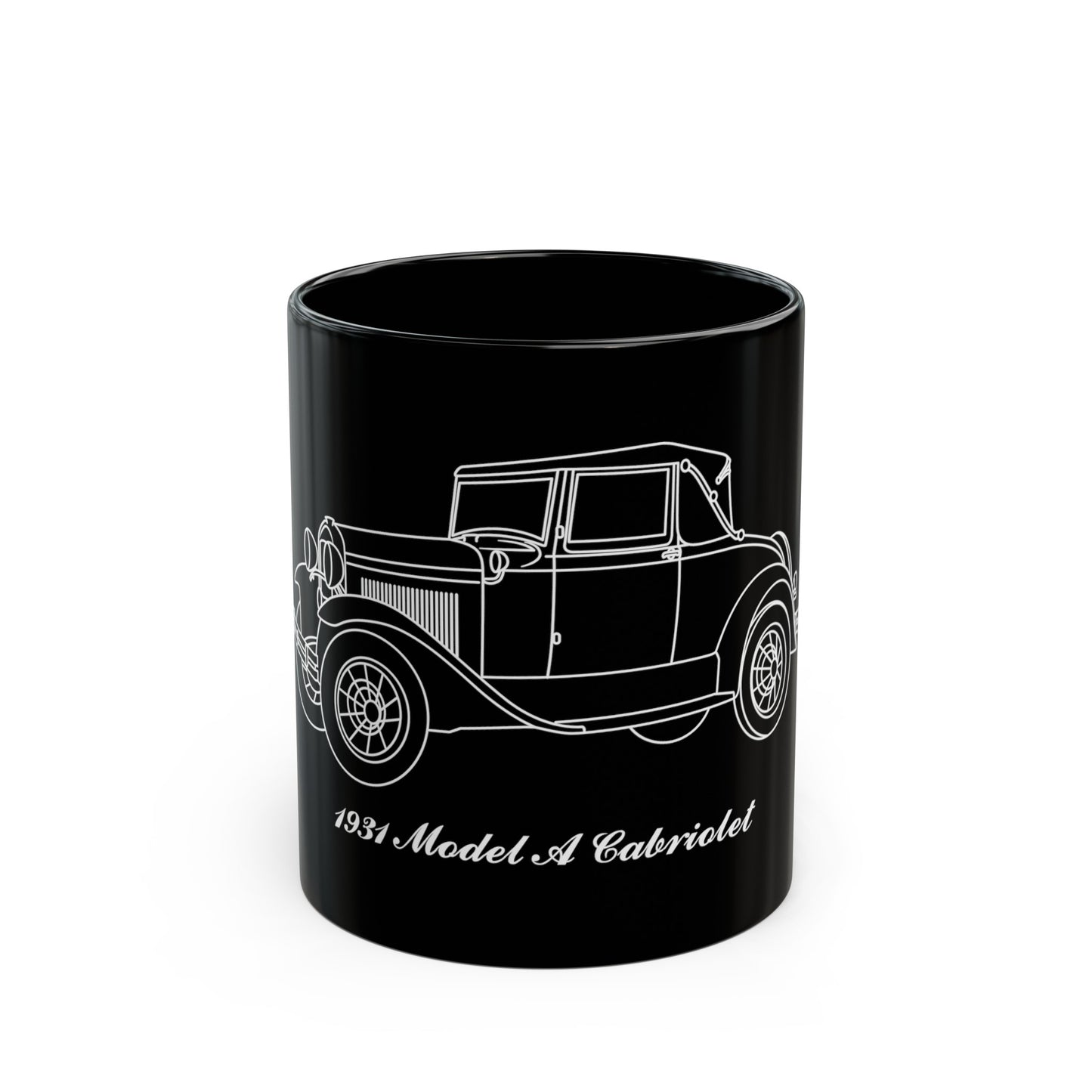 1931 Cabriolet Black Mug