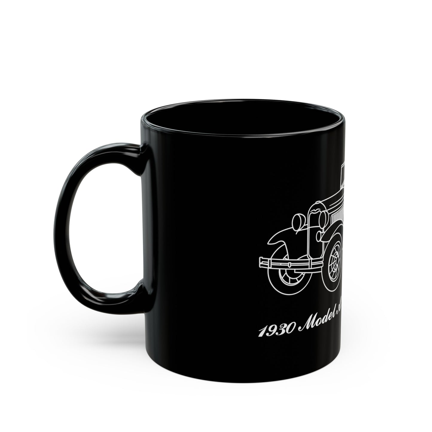 1930 De Luxe Phaeton Black Mug