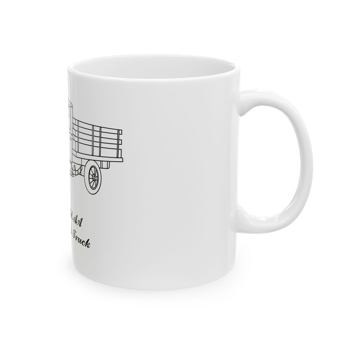 1929 AA Stake Racks White Mug