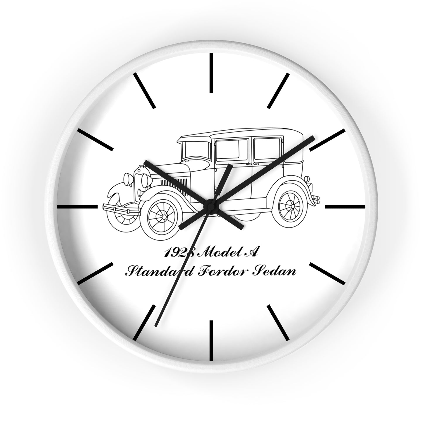 1928 Standard Fordor Sedan Delivery Wall Clock