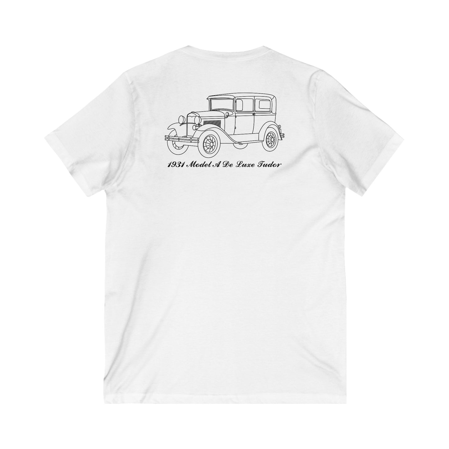 1931 De Luxe Tudor Women's V-Neck Shirt