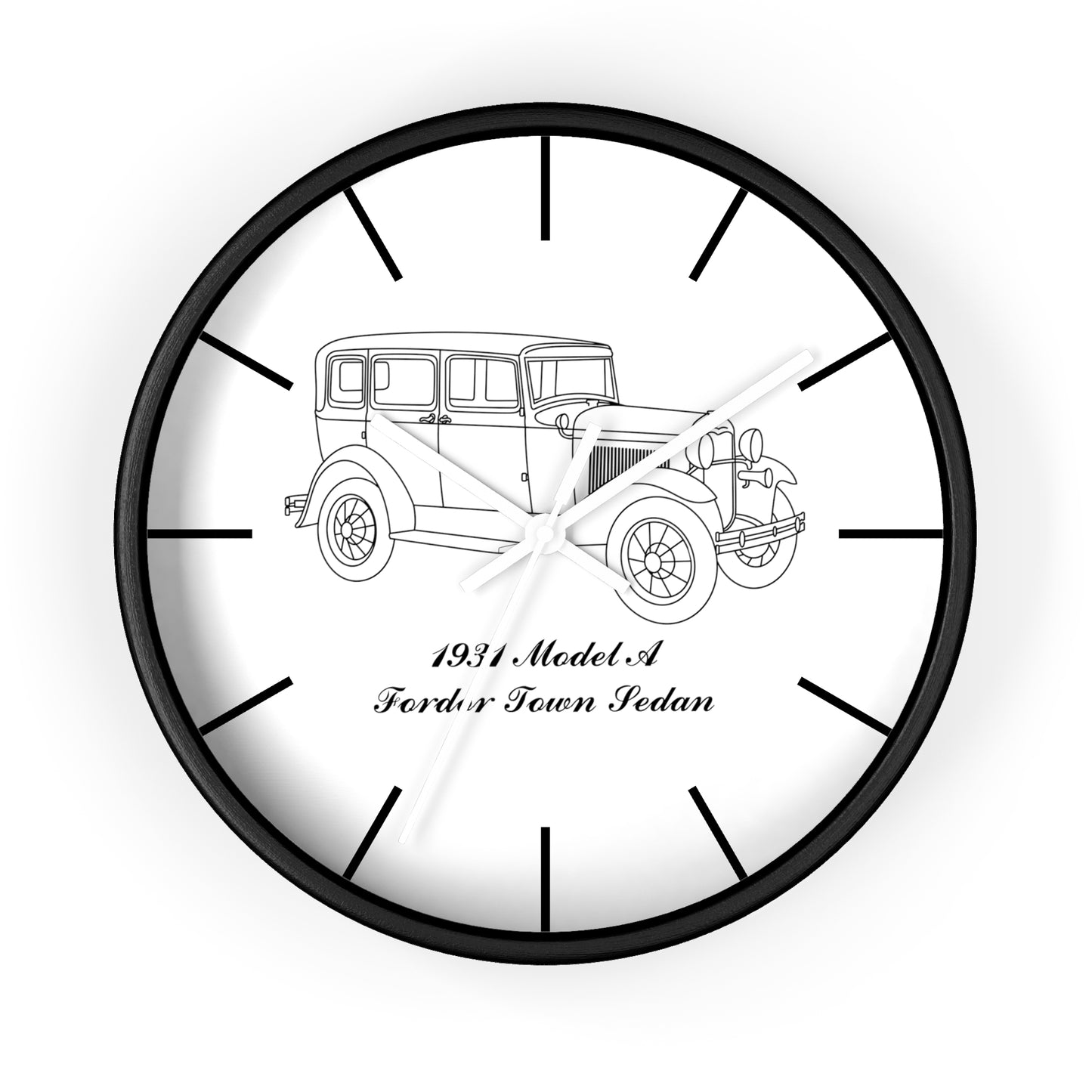 1931 Fordor Town Sedan Wall Clock