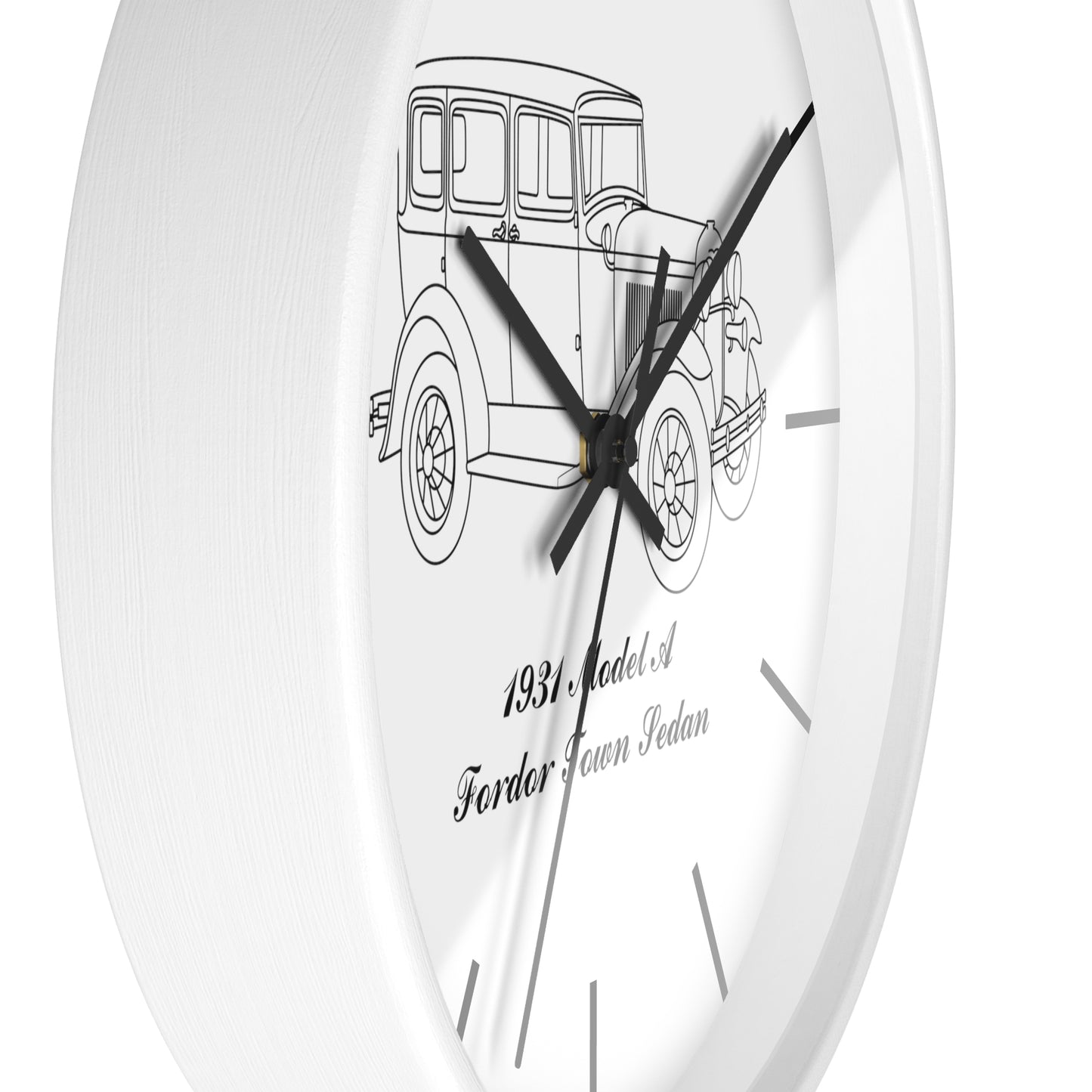 1931 Fordor Town Sedan Wall Clock