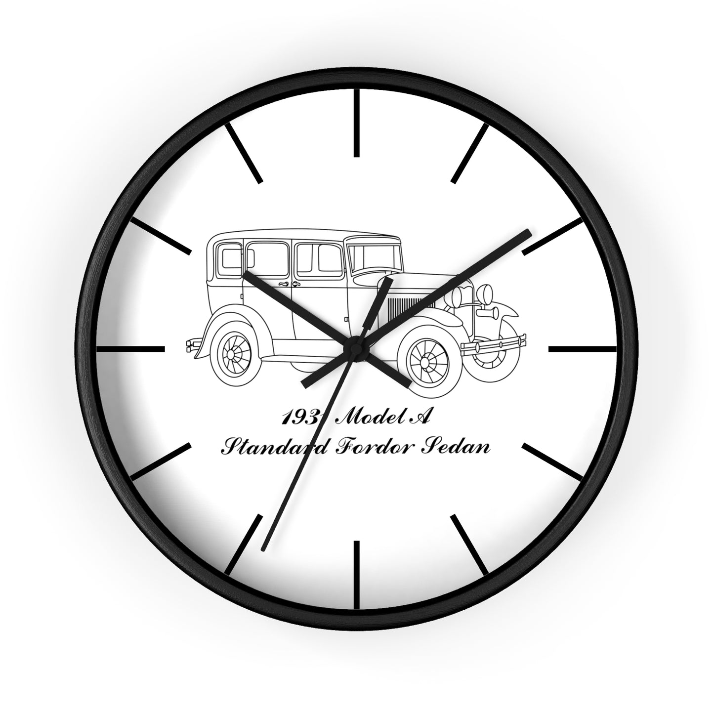 1931 Standard Fordor Sedan Wall Clock