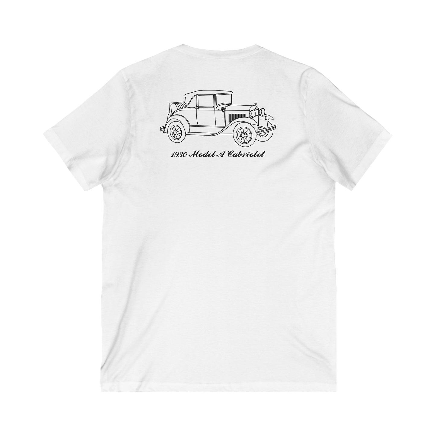 1930 Cabriolet Women's V-Neck Shirt