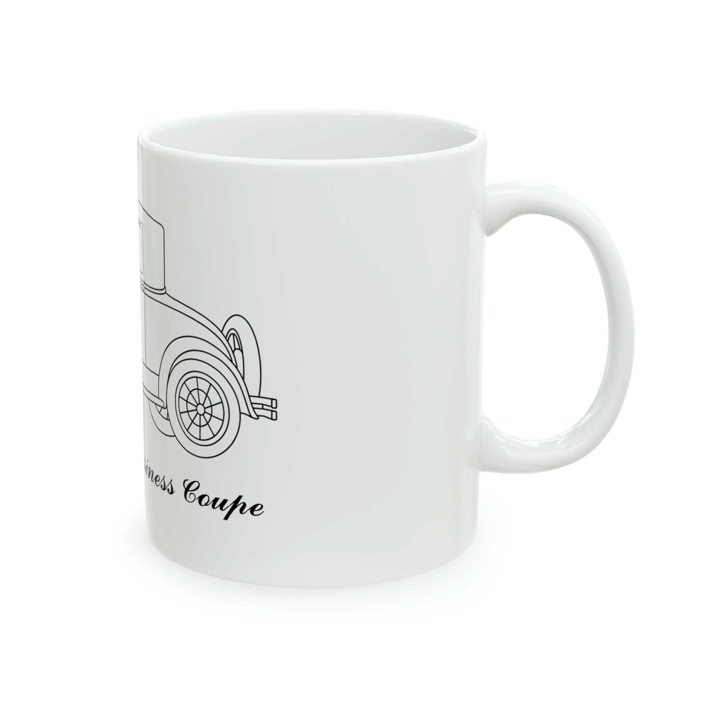 1928 Business Coupe White Mug