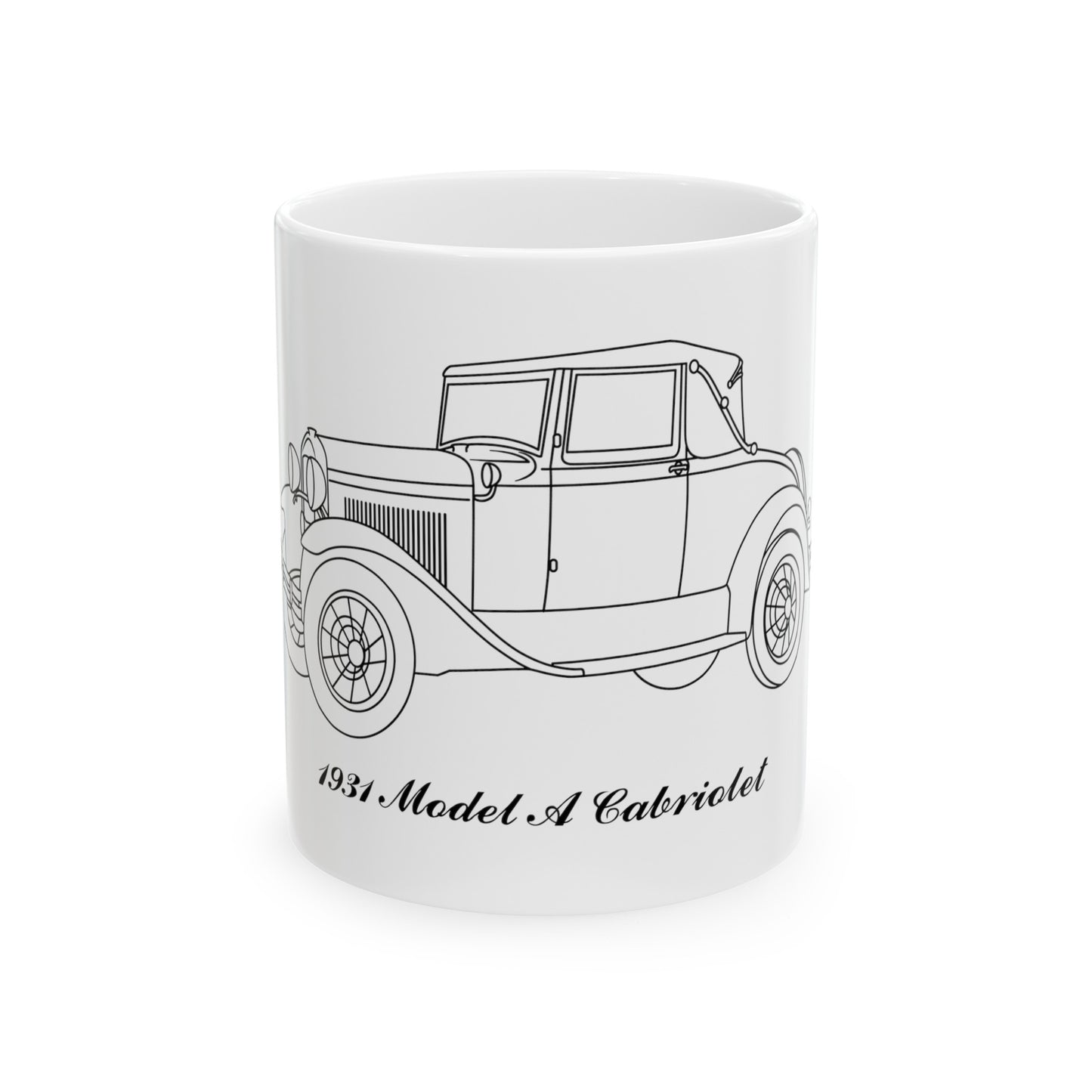 1931 Cabriolet White Mug