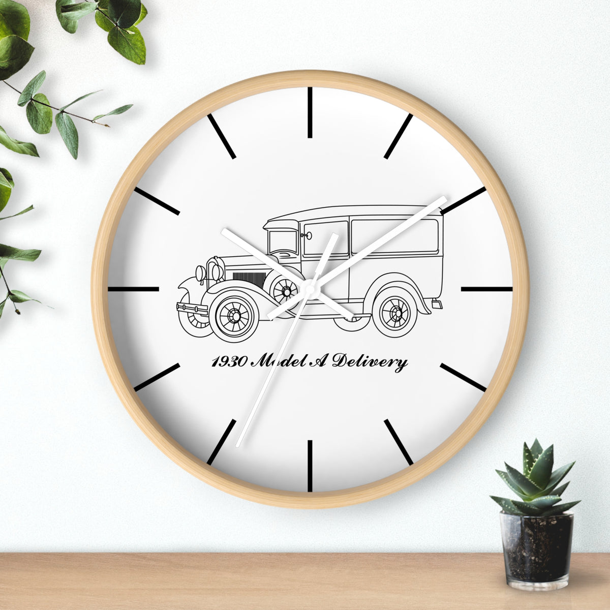 1930 Delivery Wall Clock