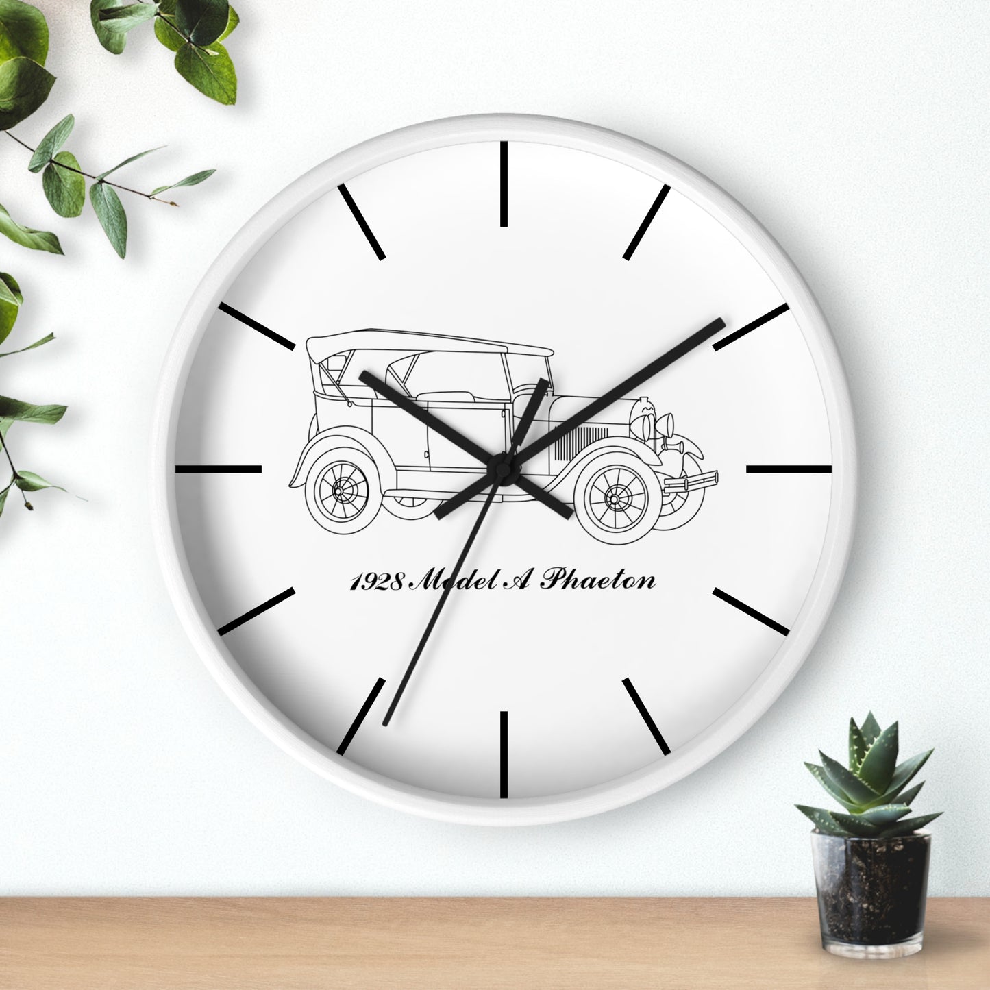 1928 Phaeton Wall Clock
