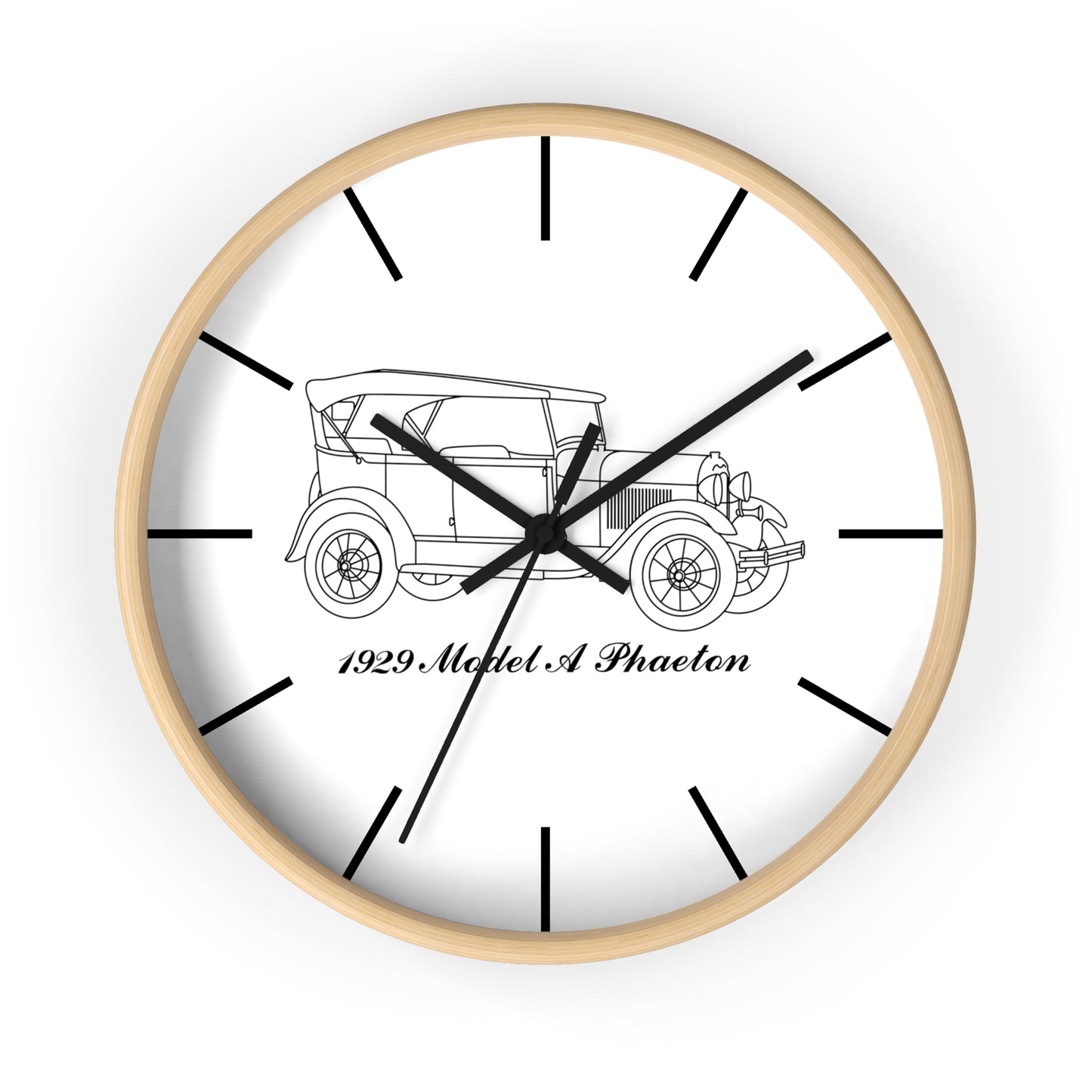 1929 Phaeton Wall Clock