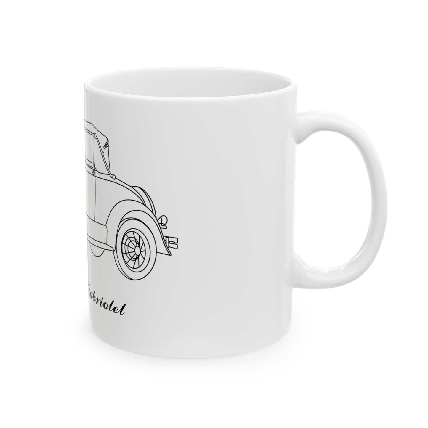 1931 Cabriolet White Mug