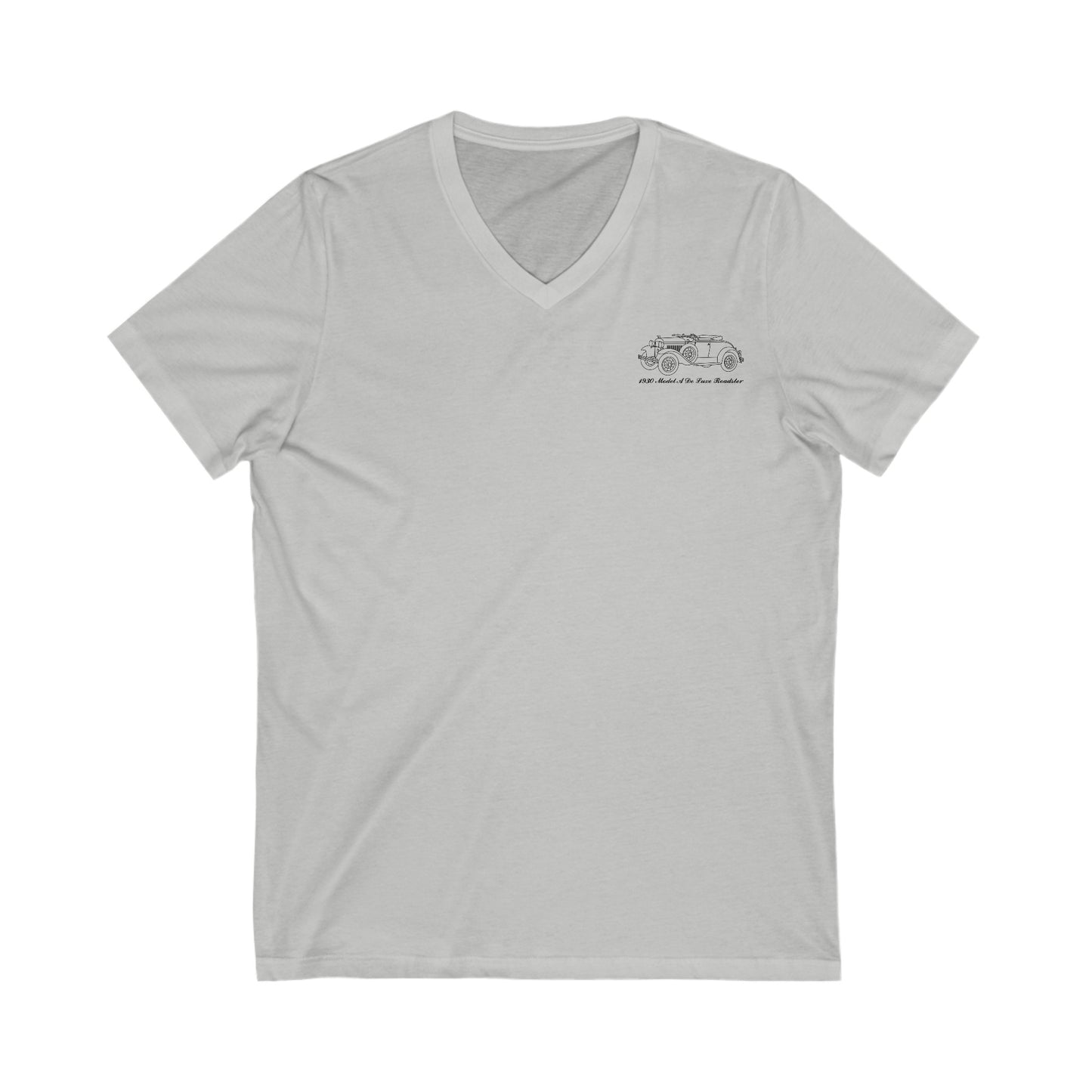 1930 De Luxe Roadster Women's V-Neck Shirt