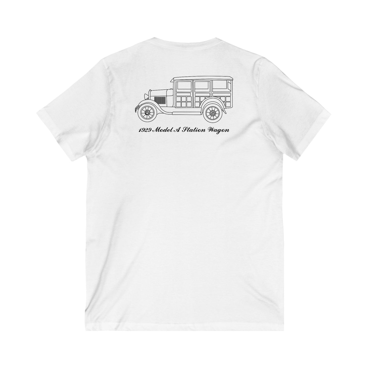1929 Station Wagon Women's V-Neck Shirt
