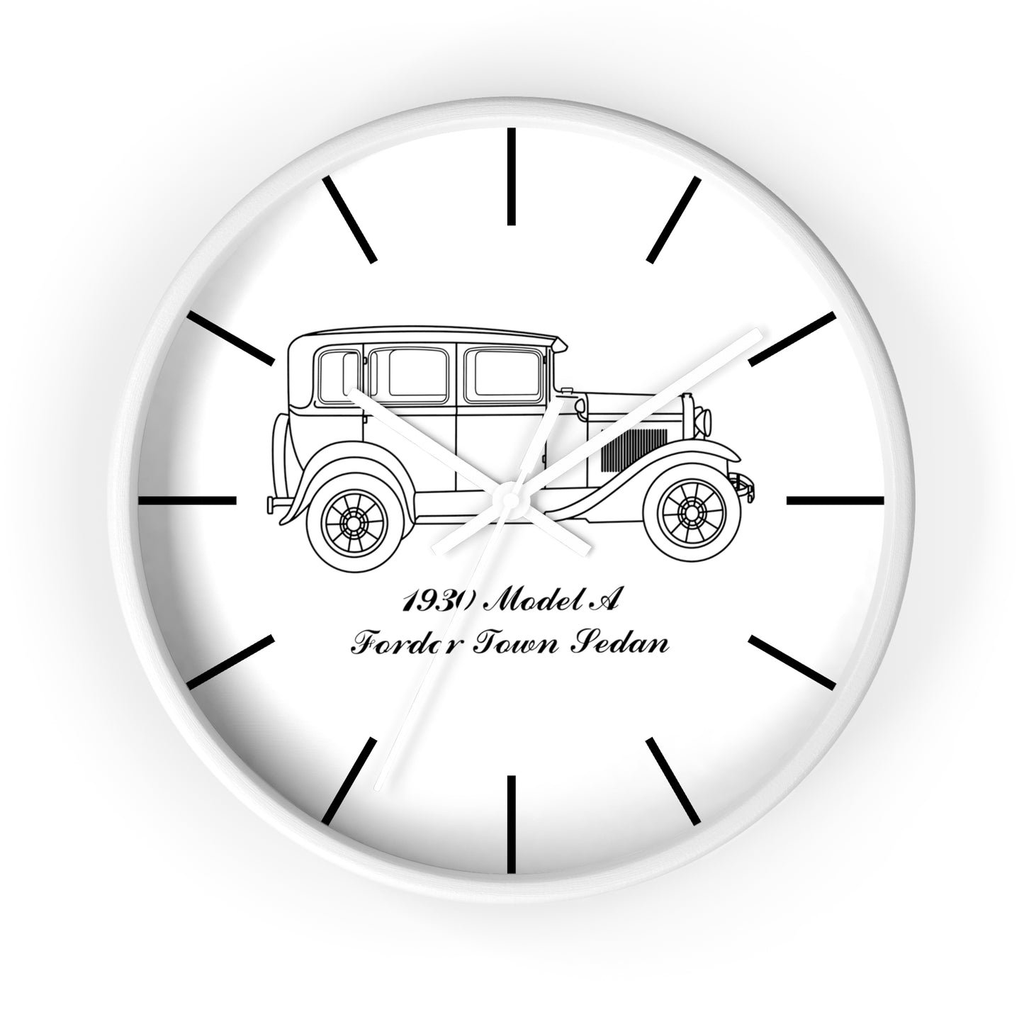 1930 Fordor Town Sedan Wall Clock