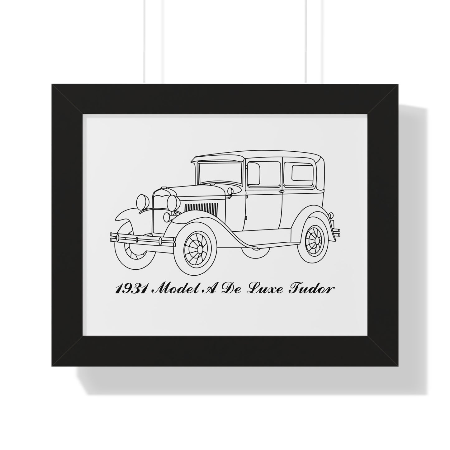 1931 De Luxe Tudor Framed Drawing
