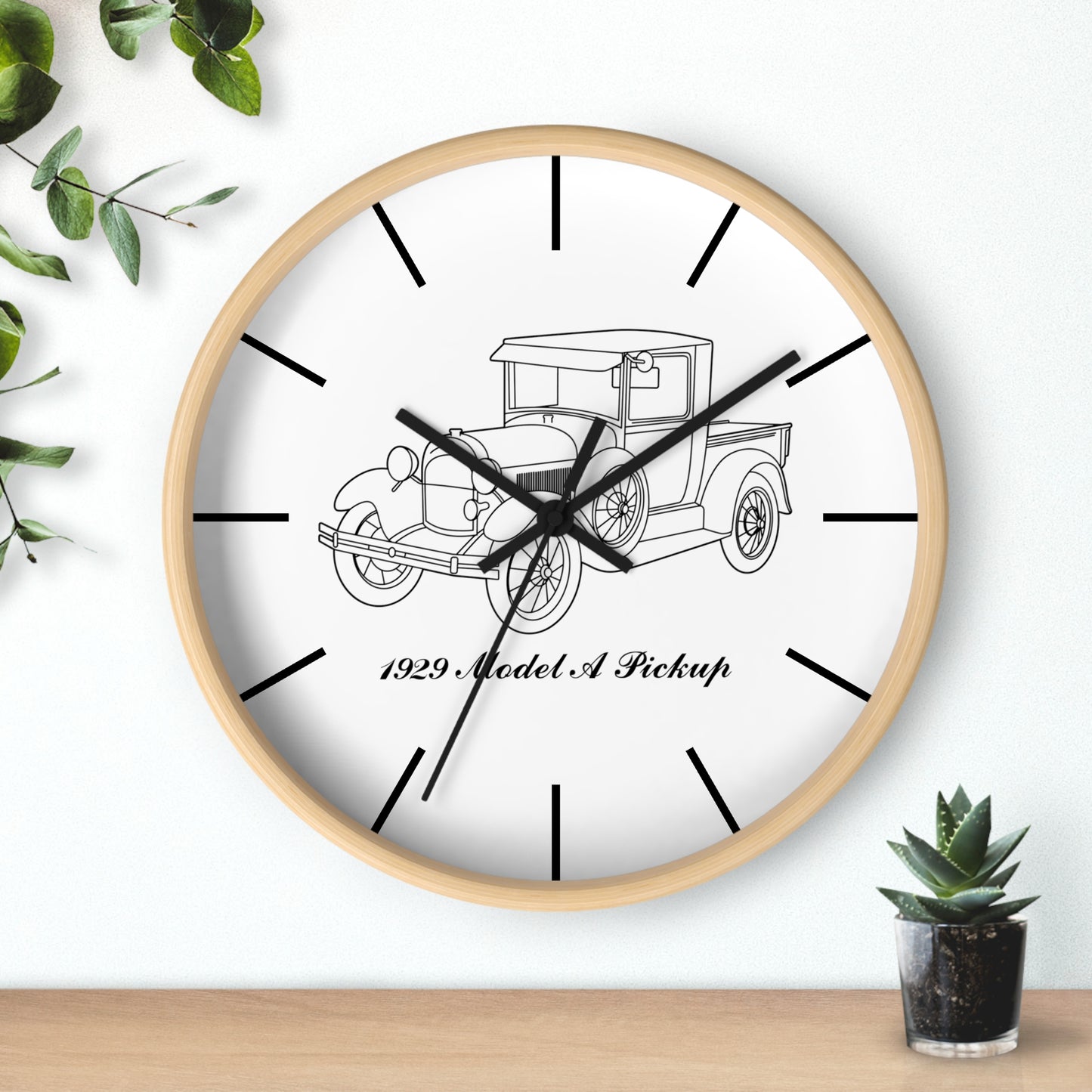 1929 Pickup Wall Clock