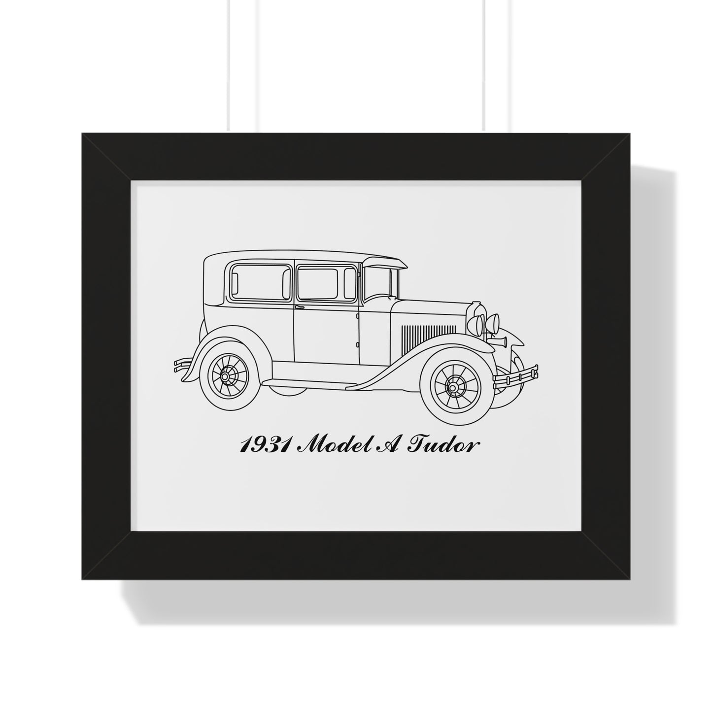 1931 Tudor Framed Drawing