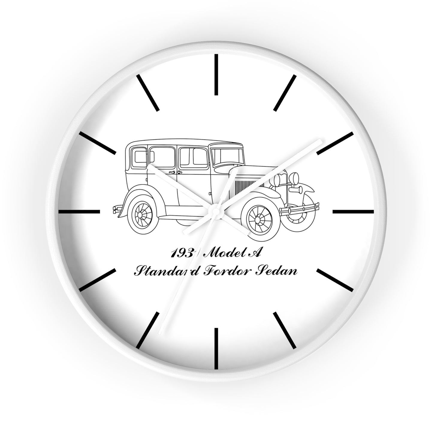 1931 Standard Fordor Sedan Wall Clock