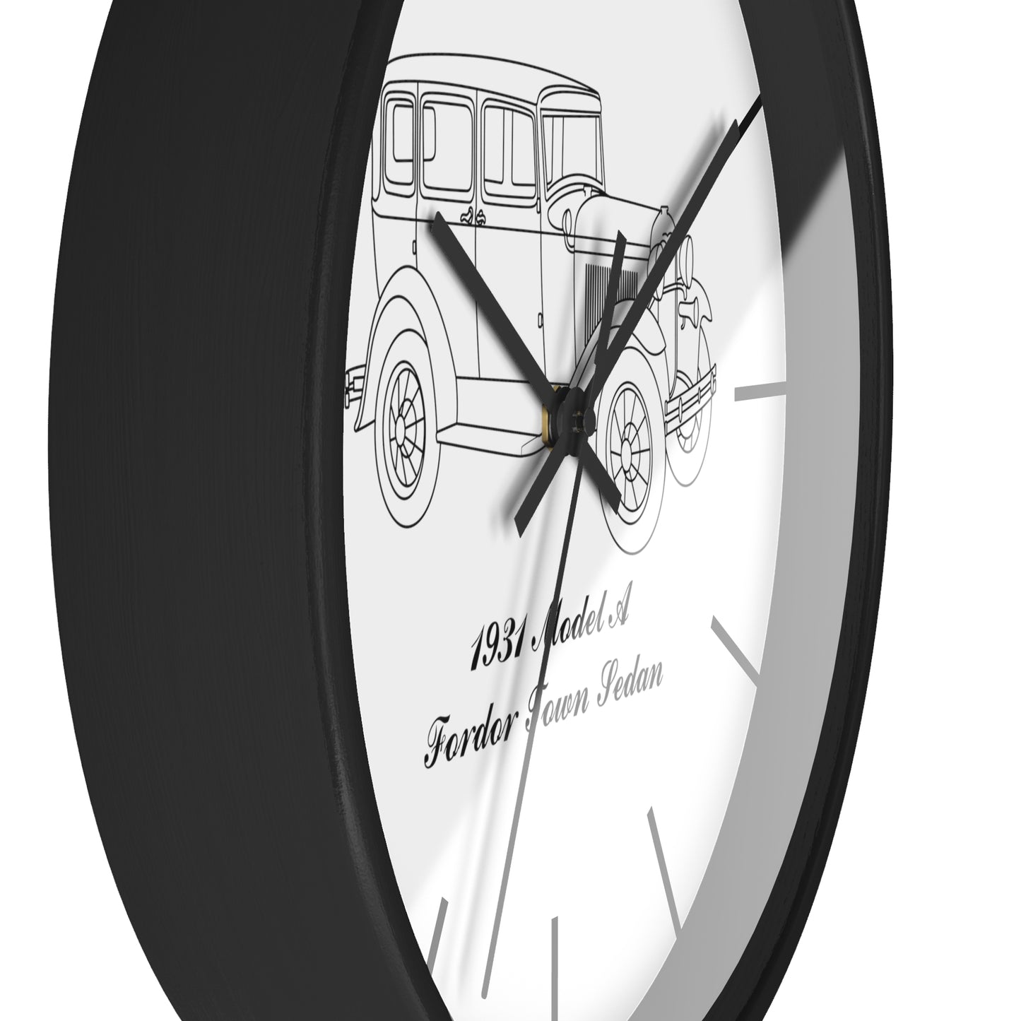 1931 Fordor Town Sedan Wall Clock