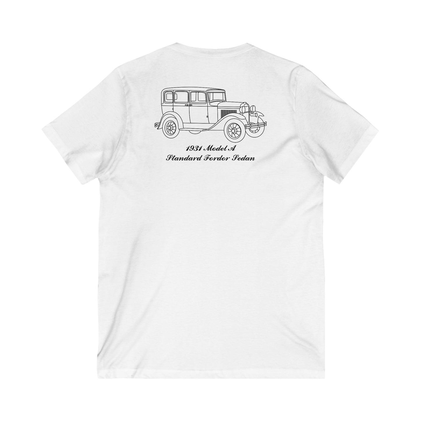1931 Standard Fordor Sedan Women's V-Neck Shirt