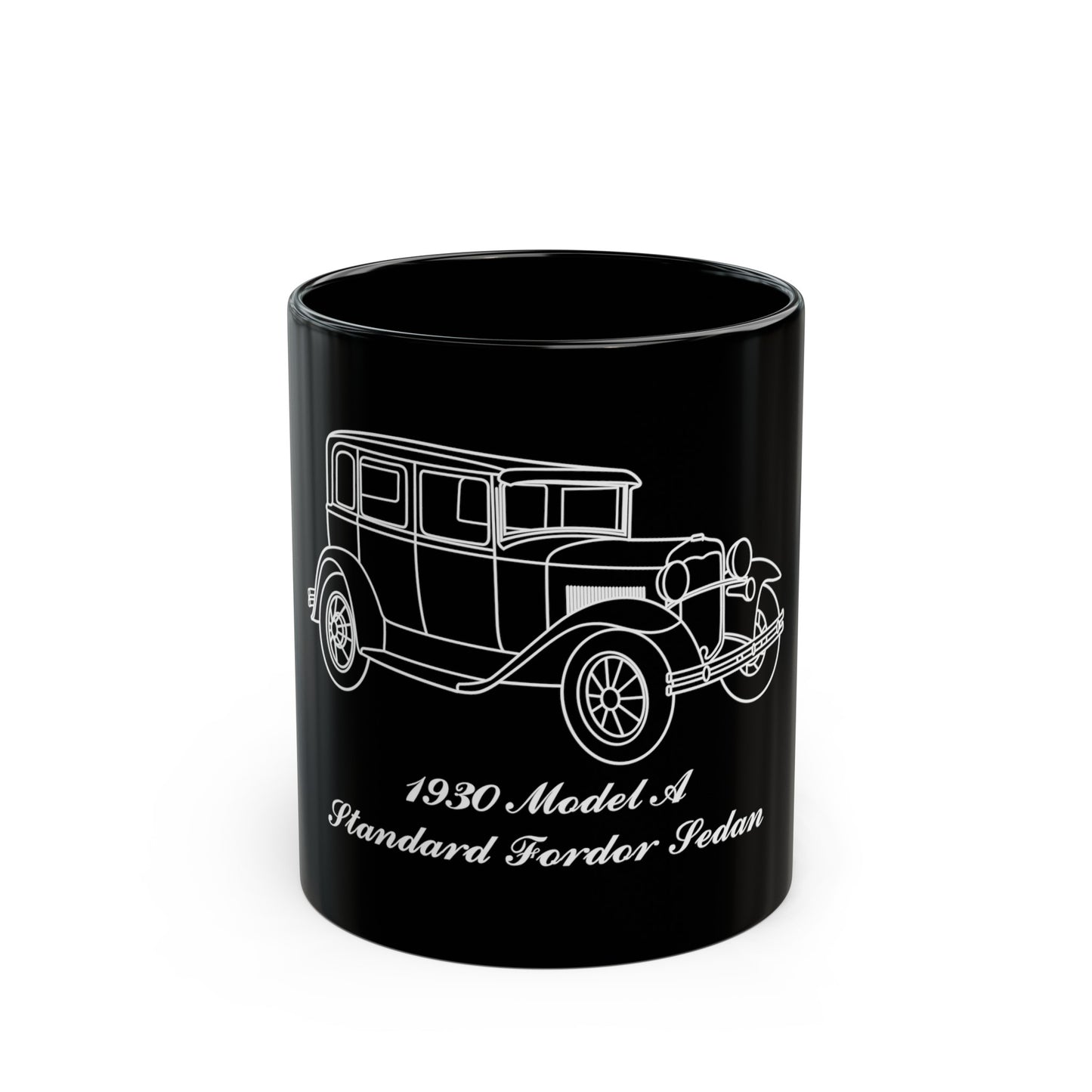 1930 Standard Fordor Sedan Black Mug