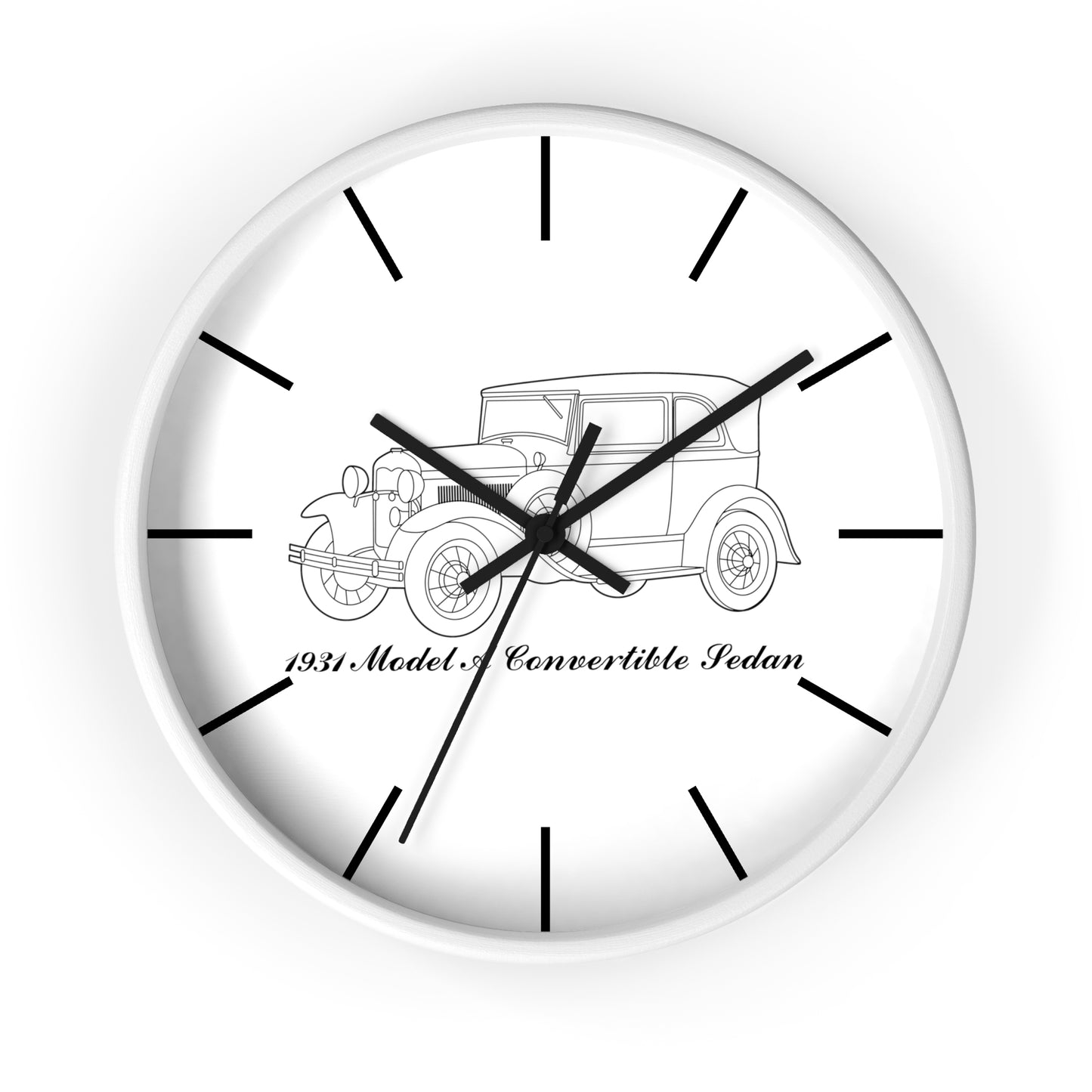 1931 Convertible Sedan Wall Clock