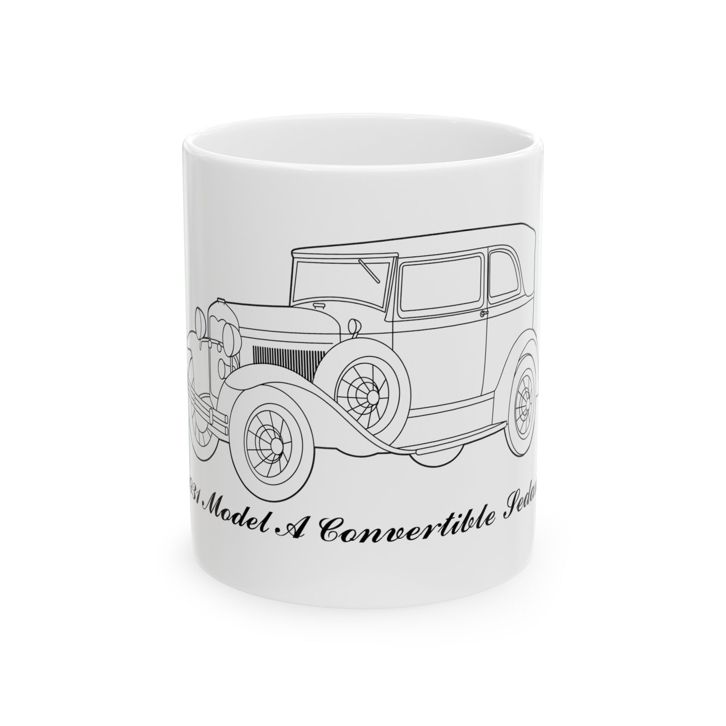 1931 Convertible Sedan White Mug