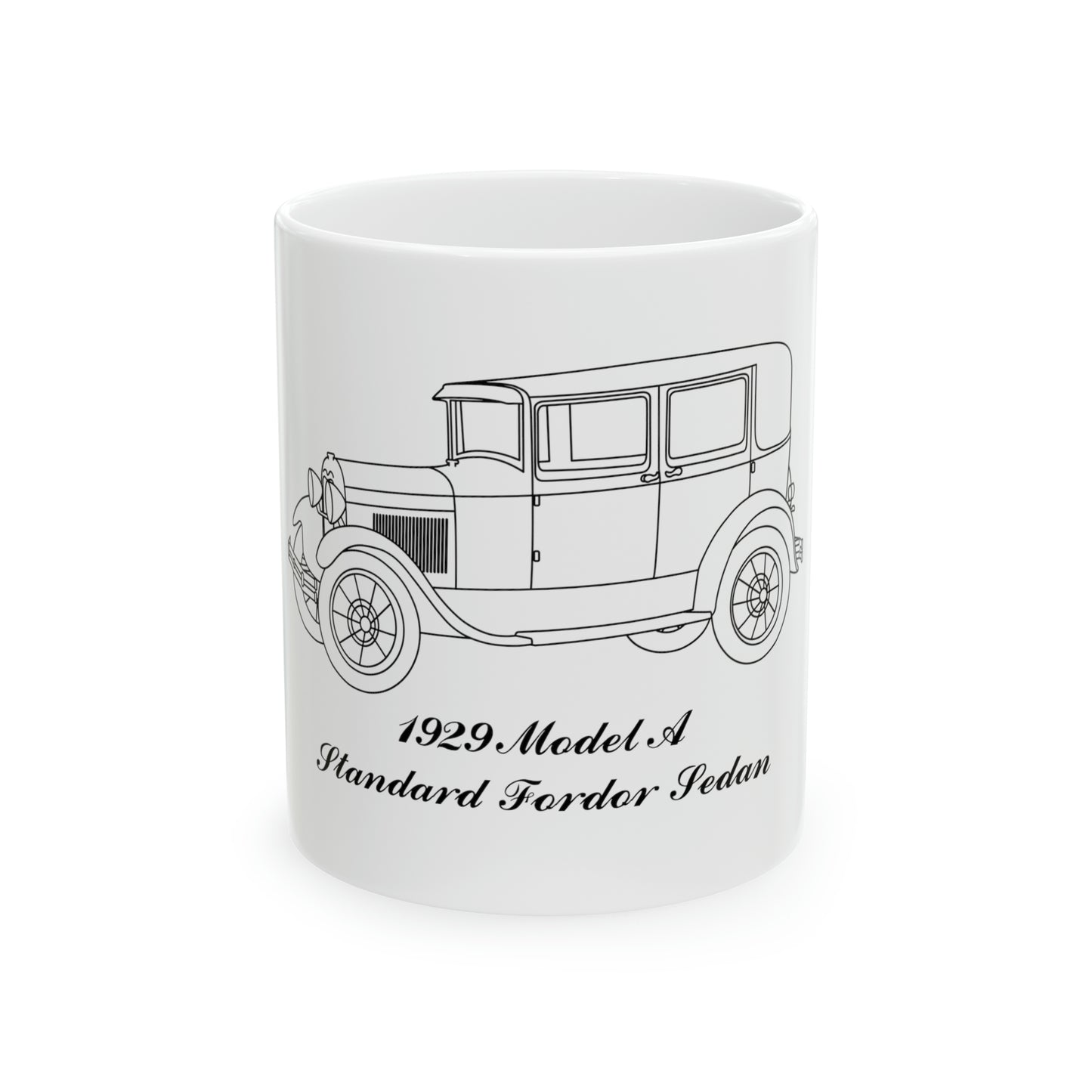 1929 Standard Fordor Sedan (2-Window) White Mug
