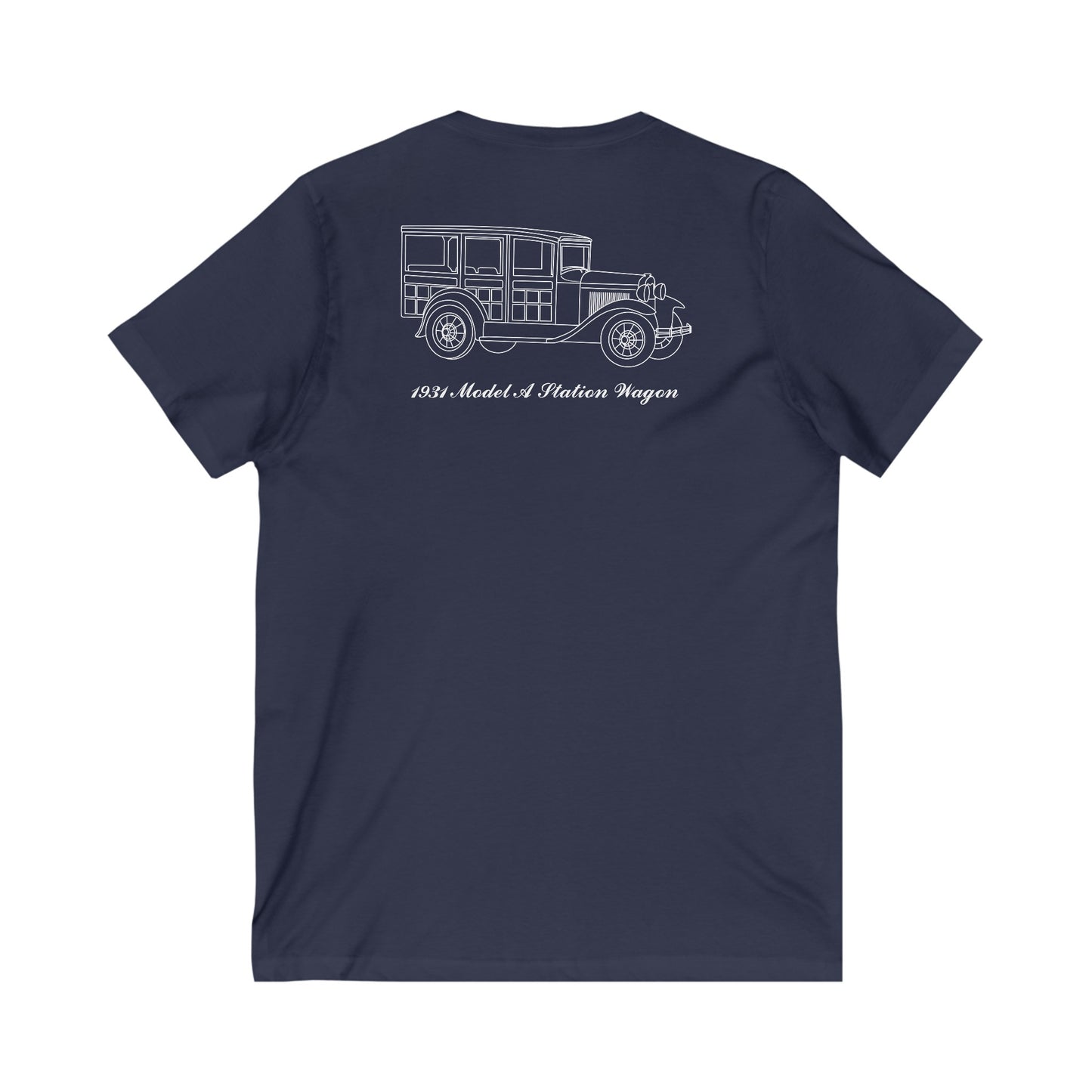 1931 Station Wagon Women's V-Neck Shirt