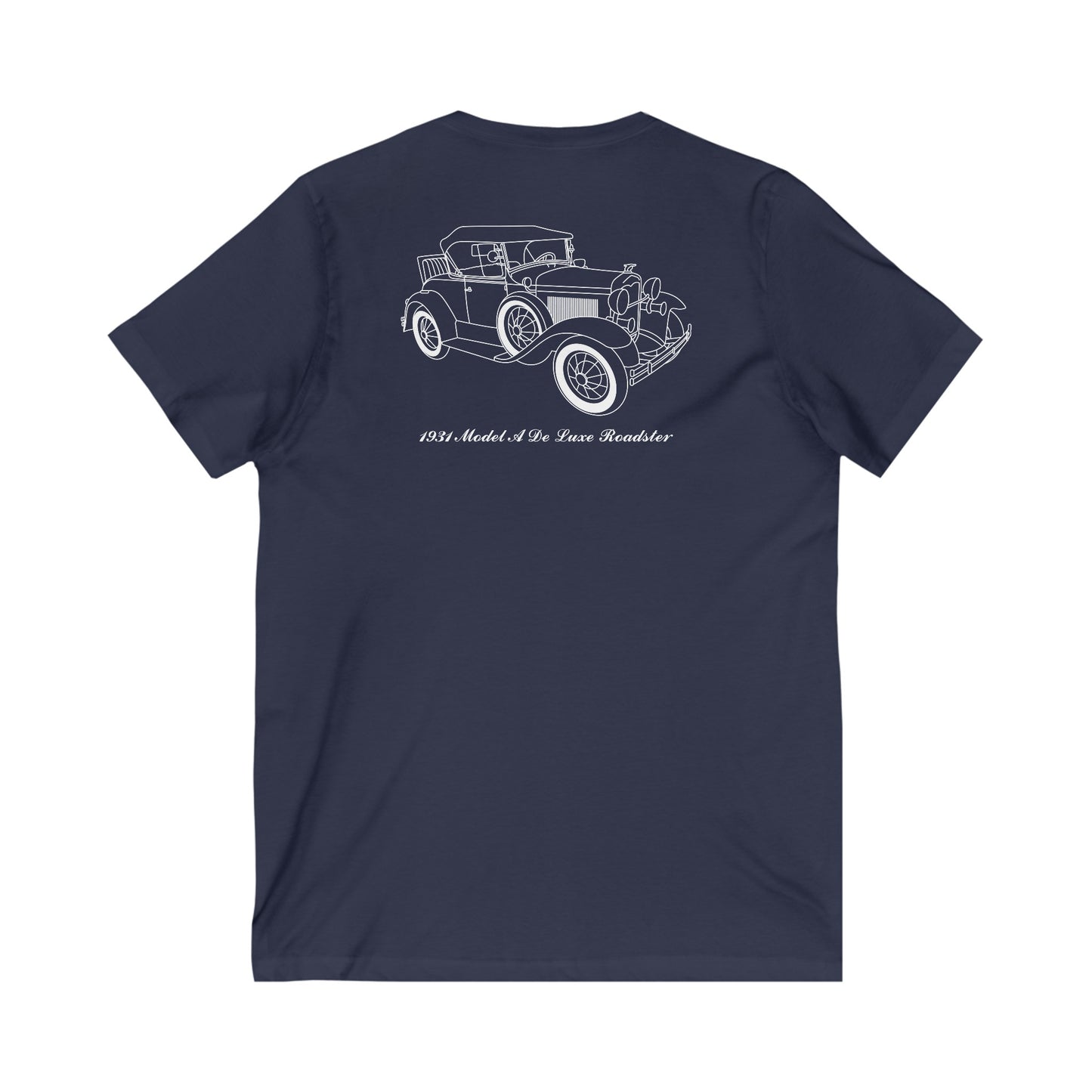 1931 De Luxe Roadster Women's V-Neck Shirt - R Brichacek