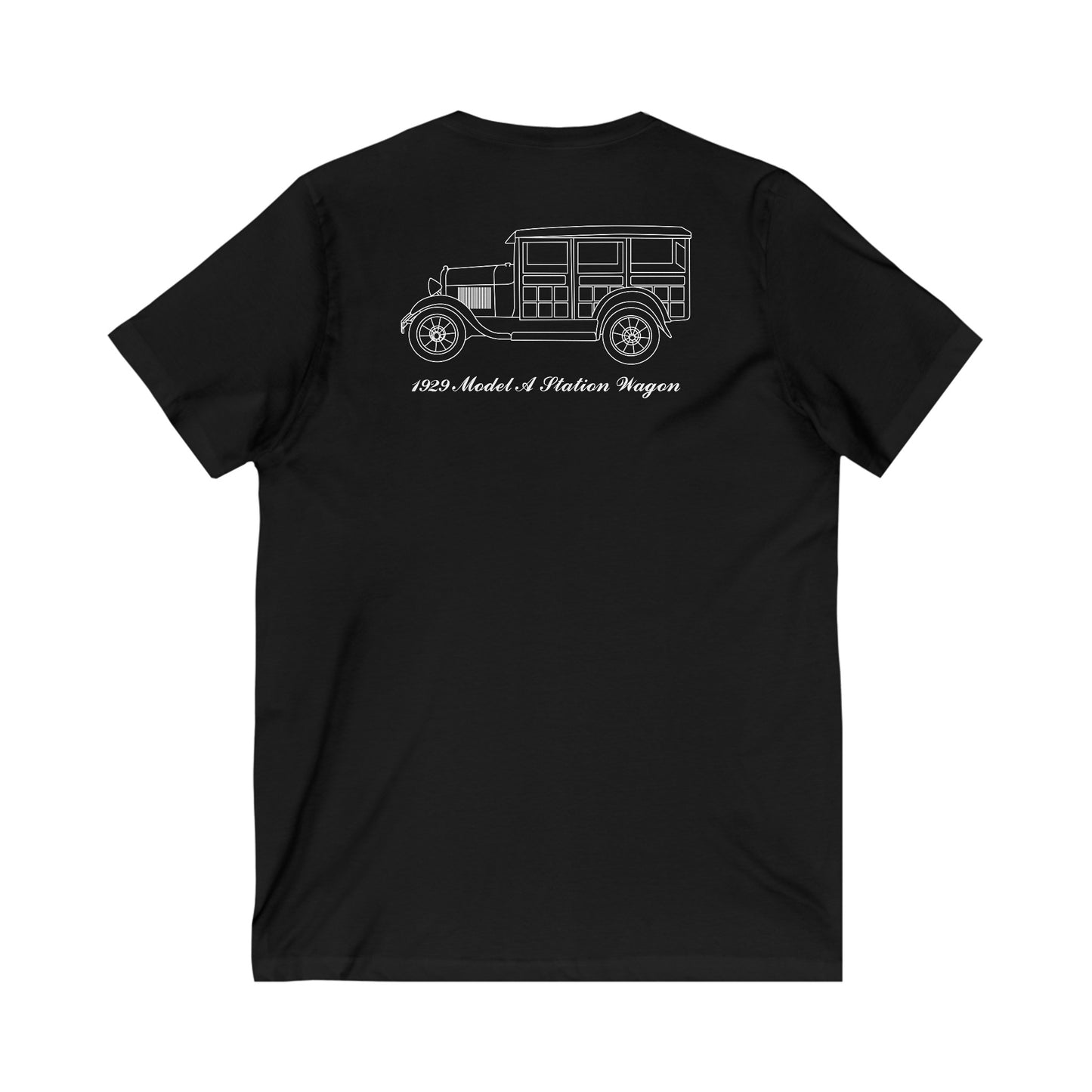 1929 Station Wagon Women's V-Neck Shirt