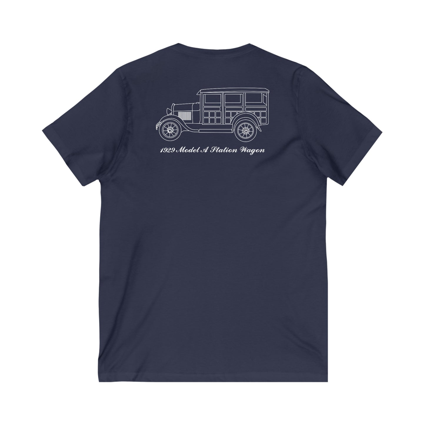 1929 Station Wagon Women's V-Neck Shirt