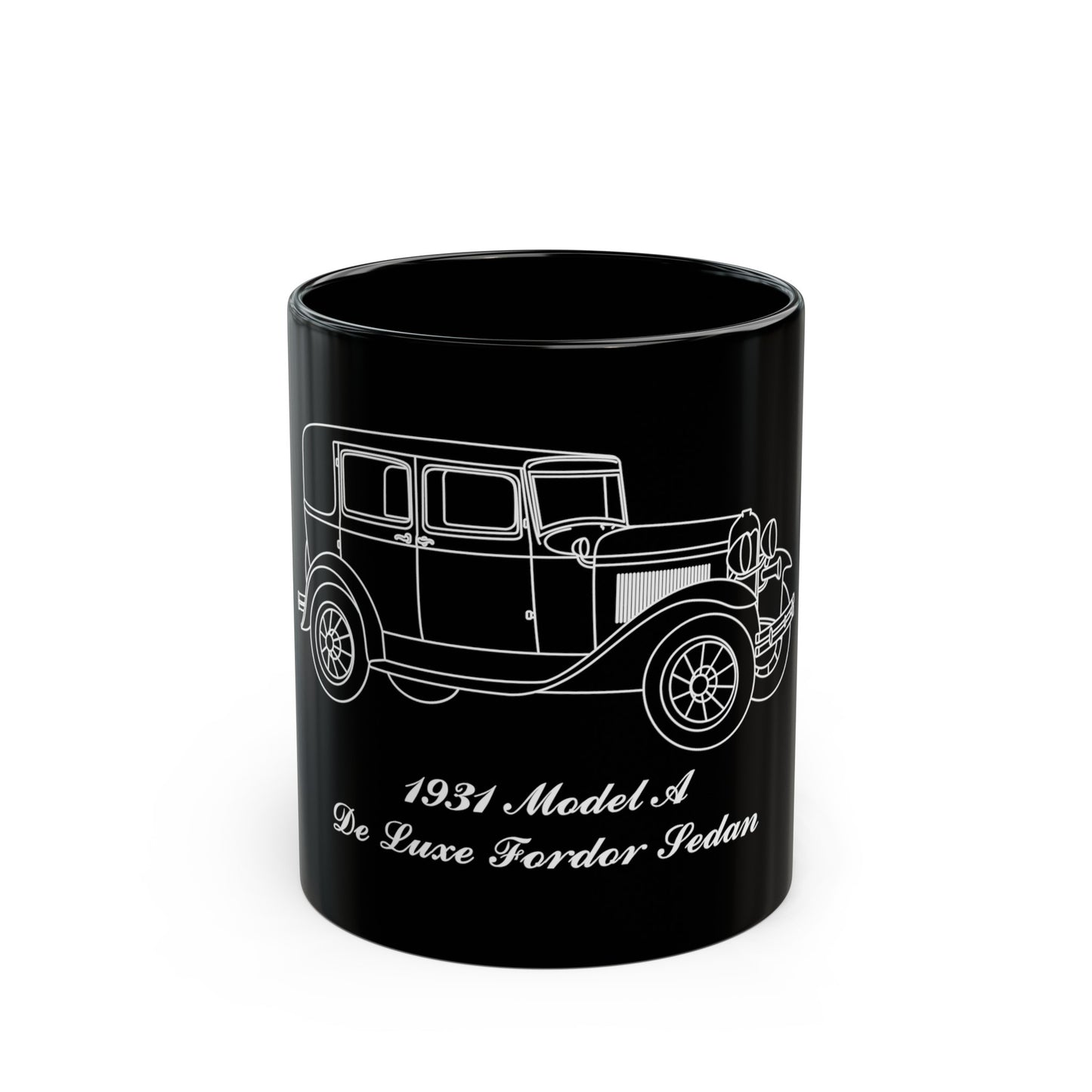 1931 De Luxe Fordor Sedan Black Mug