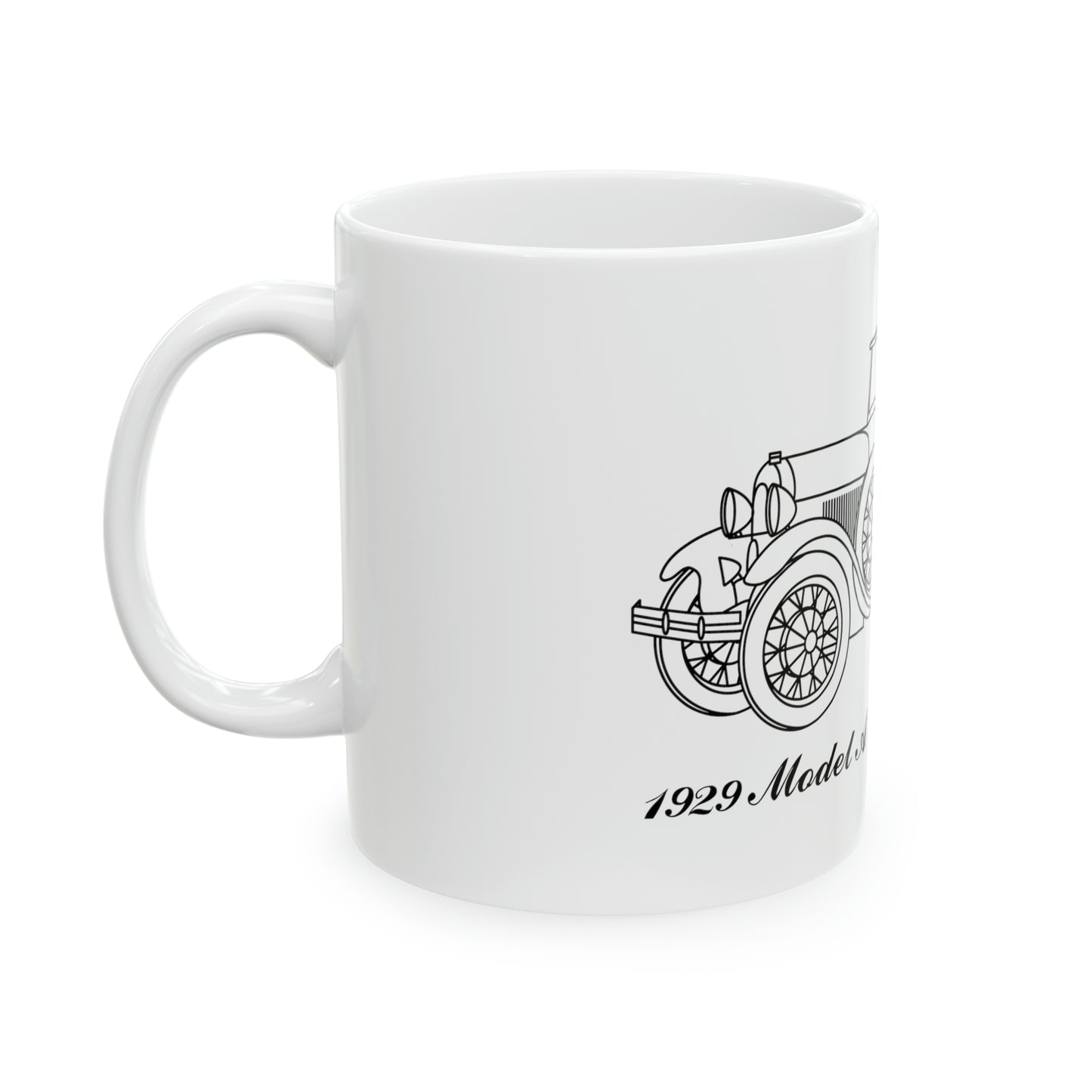 1929 Roadster Pickup White Mug