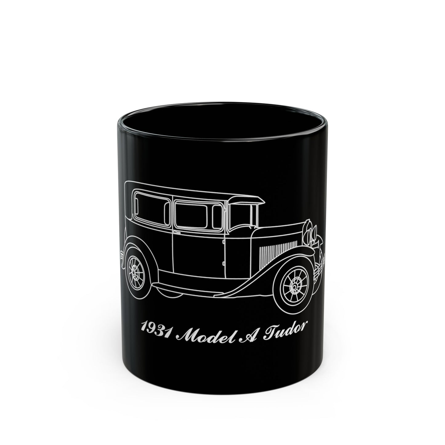 1931 Tudor Black Mug