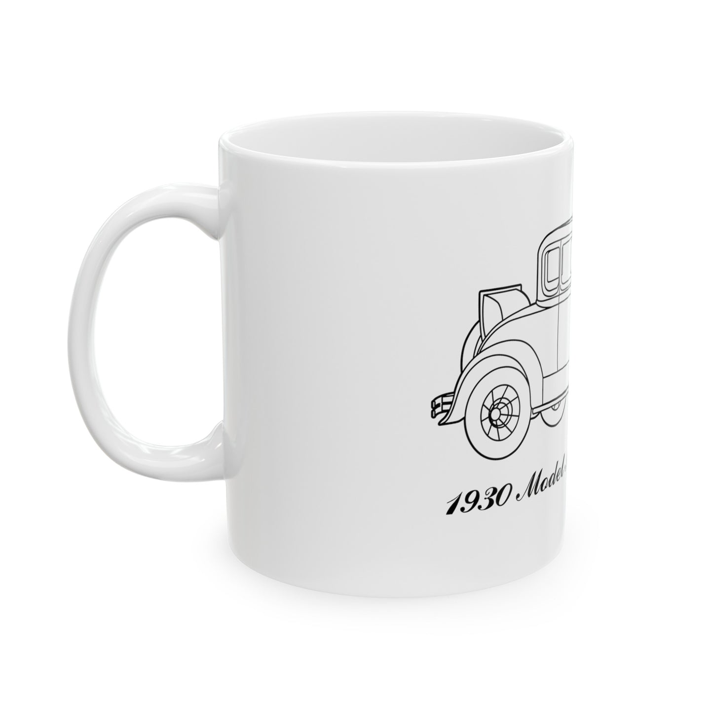 1930 De Luxe Coupe White Mug