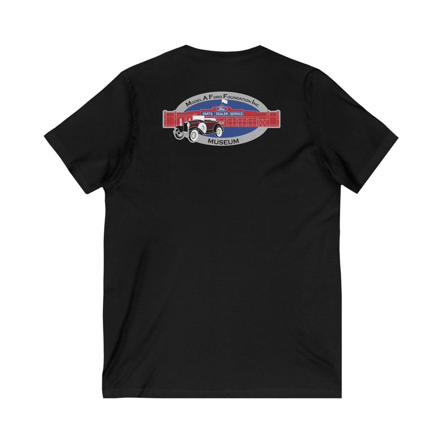 Model A Museum Women's V-Neck T-Shirt