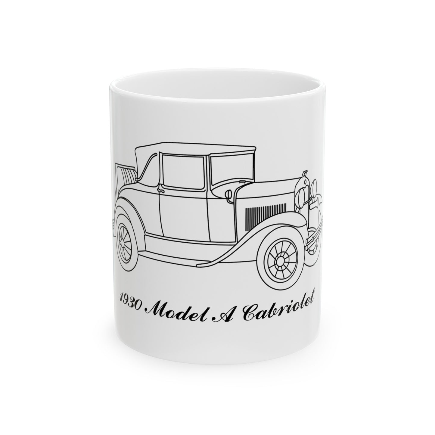 1930 Cabriolet White Mug