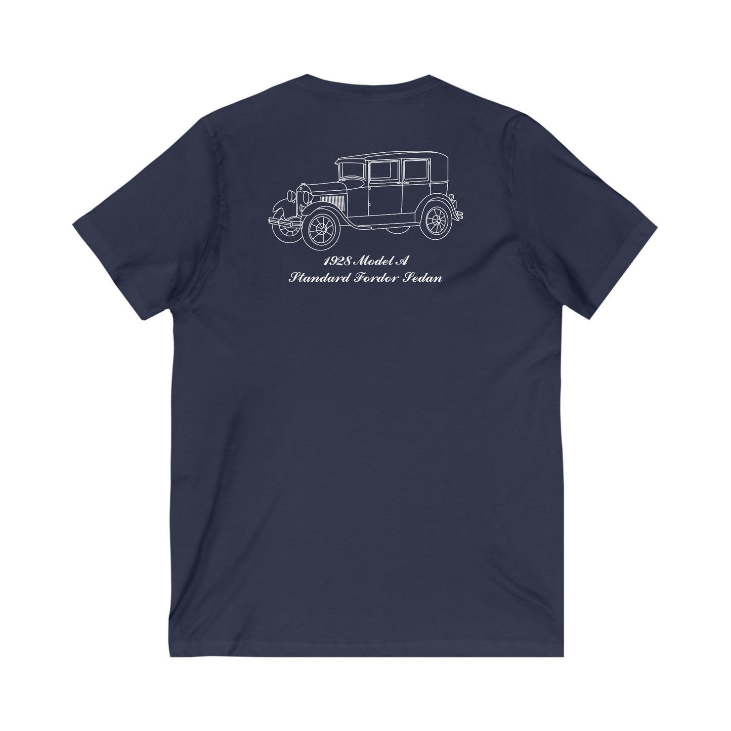 1928 Standard Fordor Sedan Women's V-Neck Shirt