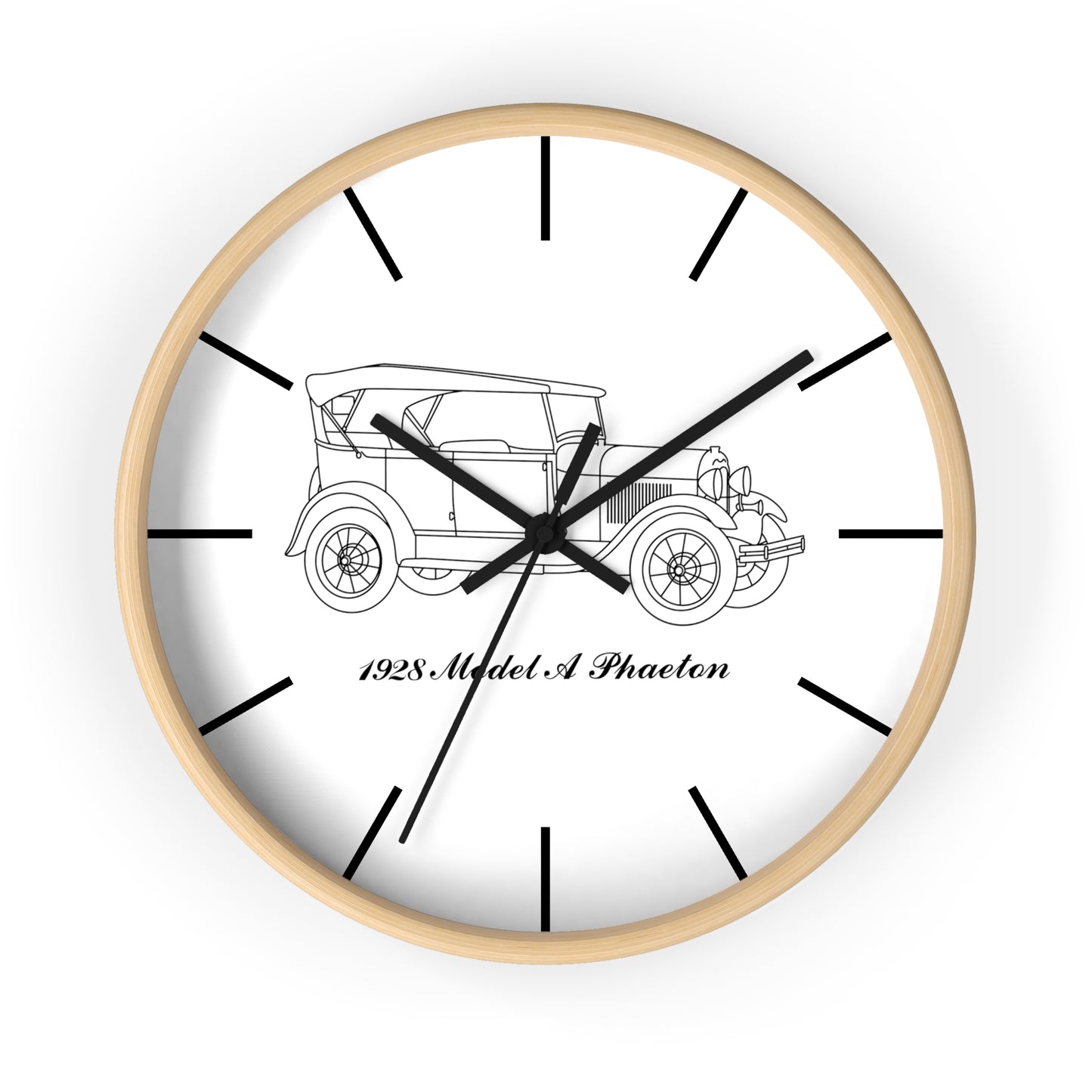 1928 Phaeton Wall Clock