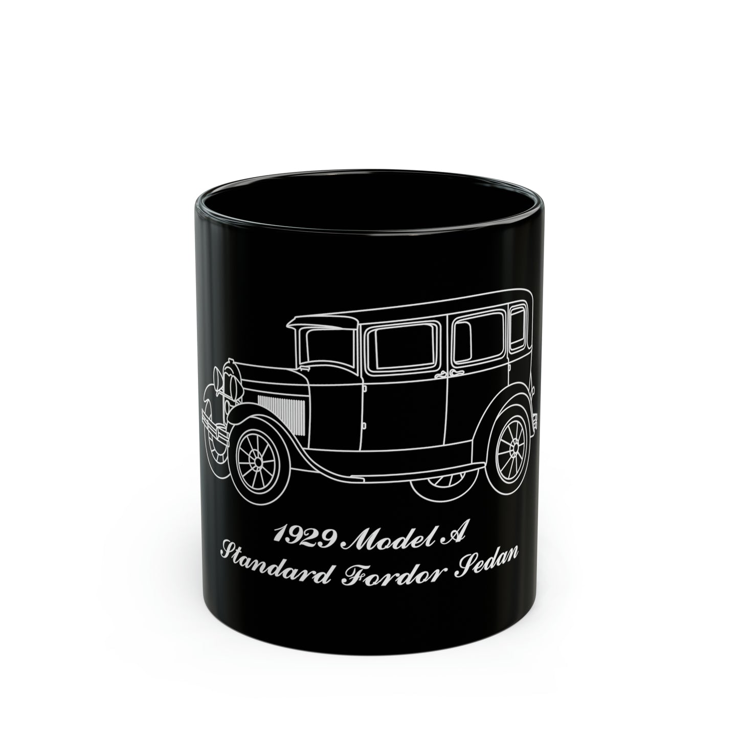 1929 Standard Fordor Sedan (3-Window) Black Mug